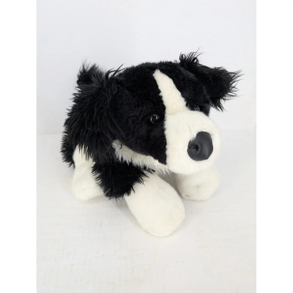 Build-A-Bear Plush Dog Puppy Lot Beagle Border Collie Realistic Black Brown BAB